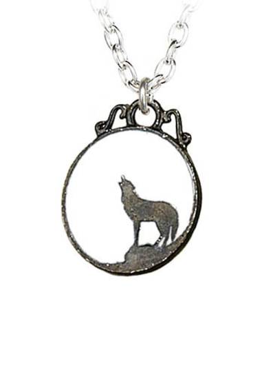 Wolf Pendant and Chain